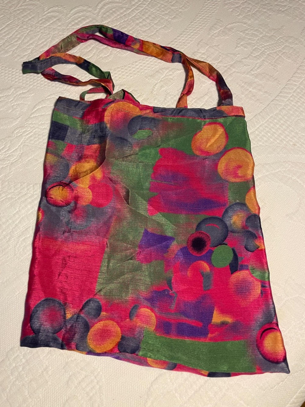 Cute Tie dye bag! Silky and light.